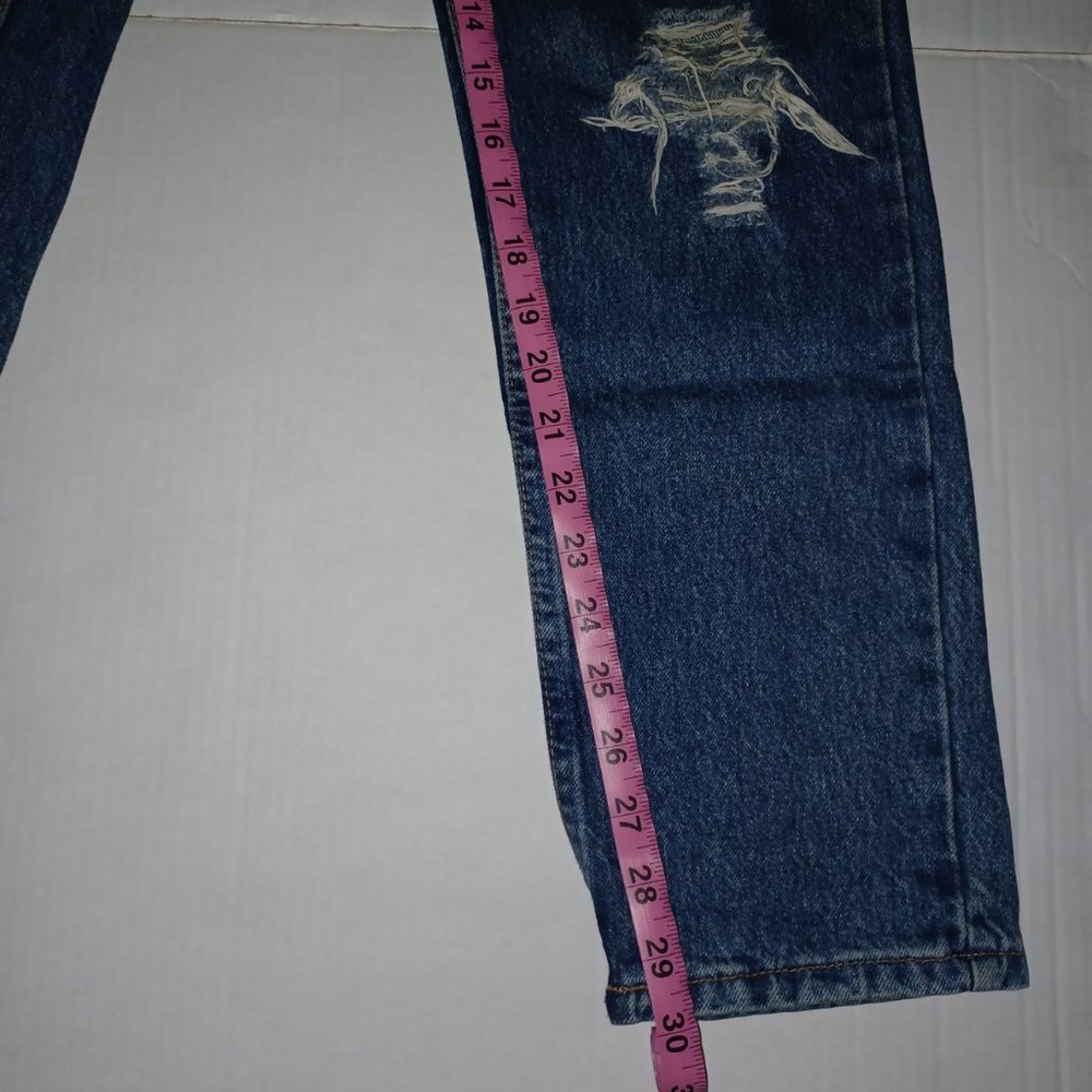 LOIS SALLY DISTRESSED JEANS - Picture 2 of 12